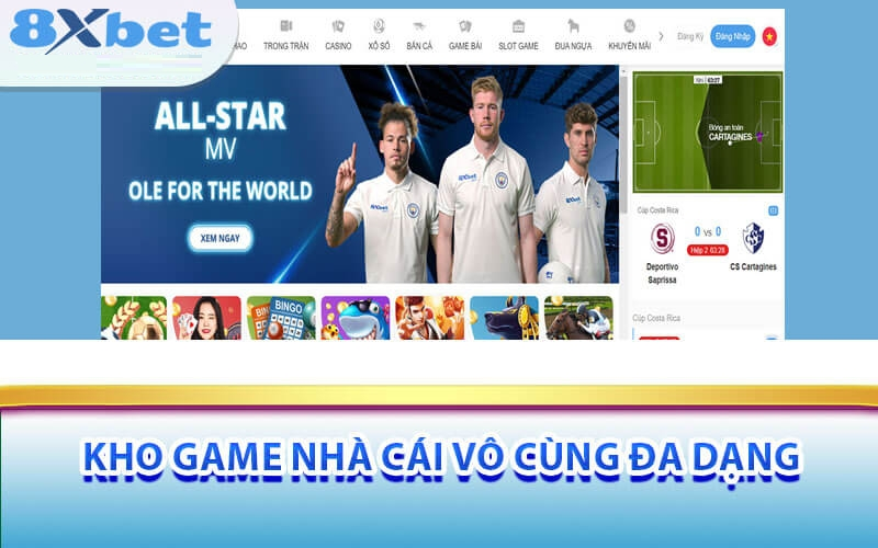 Kho game cá cược cực khủng 
